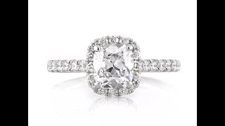 Mark Broumand - 1.93ct Antique Cushion Brilliant Diamond Engagement Ring