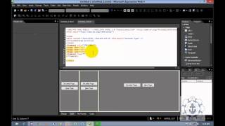 Creating a frames using Frameset tag in MS Expression Web 4