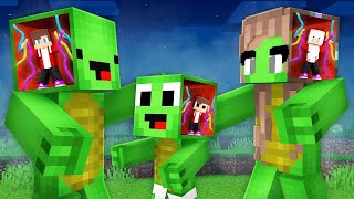 How Maizen Family Control Mikey Family SLEEPING MIND in Minecraft! - Parody Story(JJ and Mikey TV)