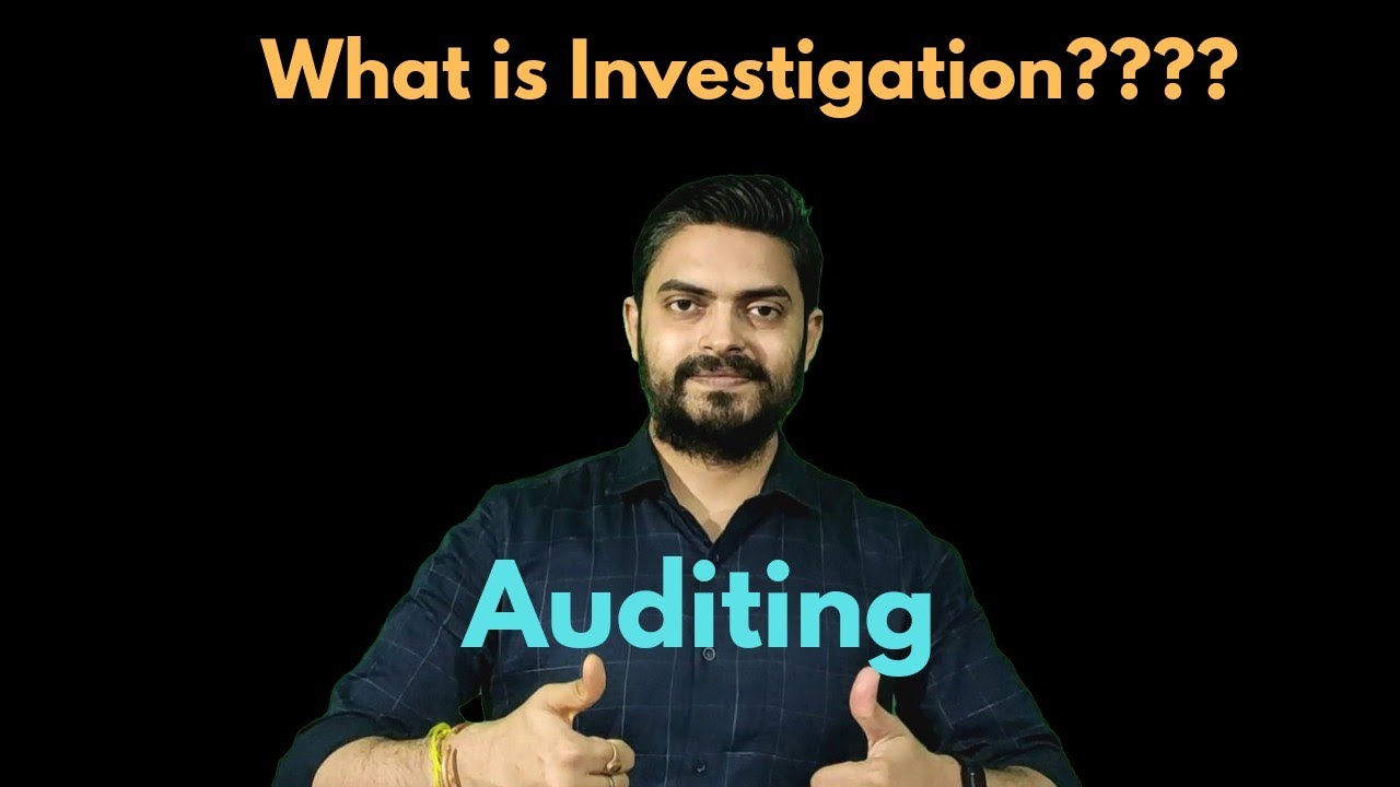 Auditing And Investigation || What Is Investigation|| B.com || Commerce ...