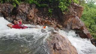 On the top - With high spirits - At Vennela water falls