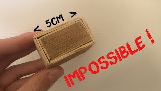 FABRIQUER UNE MICRO BOITE IMPOSSIBLE !!!