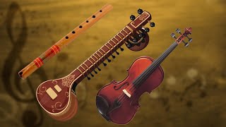 Healing Ragas | Alap-Rag Bhoopali | Sitar Violin & flute | Hindustani Classical Fusion Instrumental