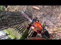 close call almost destroyed two stihl chainsaws husqvarna t540xp mk3 u0026 592xpg