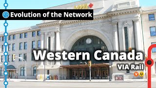 Western Canada's VIA Rail Network Evolution