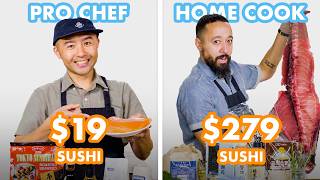 279 Vs 19 Sushi Pro Chef And Home Cook Swap Ingredients  Epicurious