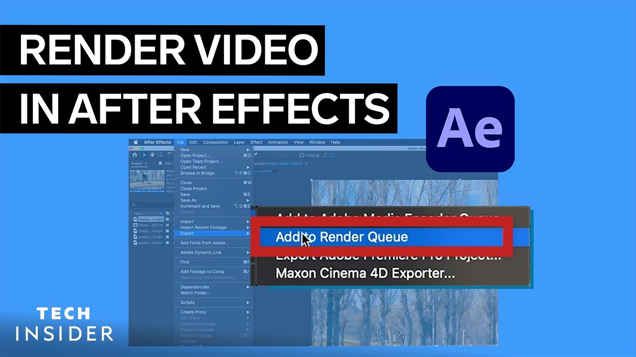 How To Render In After Effects Youtube