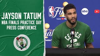 Jayson Tatum Practice Day Media Availability | NBA Finals | Boston Celtics at Golden State Warriors