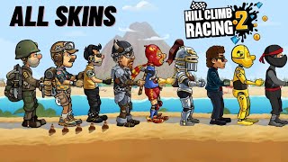 All skins i owned - Hill Climb Racing 2