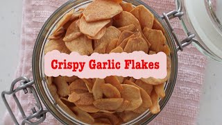 Cara Membuat BAWANG PUTIH GORENG RANGUP tahan lama | Crispy Garlic Chips | Condiment