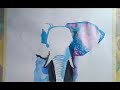 easy watercolor elephant tutorial watercolor painting illustration