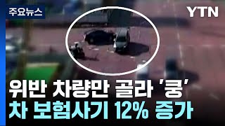 위반 차량만 골라 쿵...차 보험사기 12% 증가 / YTN