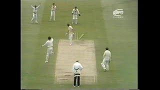 TERRY ALDERMAN 4-68 ON DEBUT ENGLAND v AUSTRALIA 1st TEST MATCH DAY 1 TRENT BRIDGE JUNE 18 1981