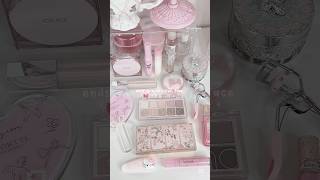 i’m just a girl 🎀🤍🧁#pink #coquette #wonyoungism #aesthetic #makeup #kbeauty #flowerknows