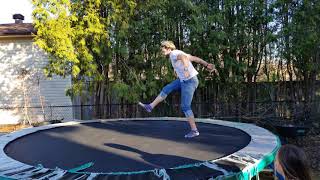 Tom Boyden backyard trampoline