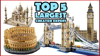 COMPILATION TOP 5 Largest Creator Expert LEGO sets of All Time - Speed Build for Collectors