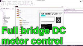 15 - Full bridge DC motor control (E-blocks 3 and Flowcode V11)