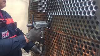 Heat exchanger weld removal