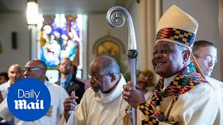 First black Cardinal Wilton Gregory seeks common ground with Biden