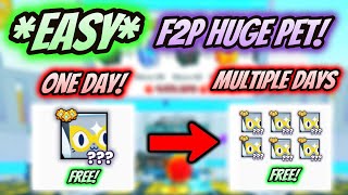 *PET SIM 99* SUPER EASY *F2P* HUGE PET! DO THIS NOW BEFORE THE EVENT ENDS! (10+ HUGE PET GIVEAWAY)!