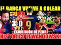 El BARÇA VUELVE a GOLEAR 3-0 al BREST ¡LEWANDOWSKI hace HISTORIA ¡101 GOLES! EXHIBICIÓN de PEDRI