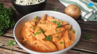 Swedish Sausage Stroganoff (Korvstroganoff)