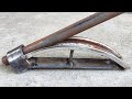 Round Pipe Bending Tricks // Handmade Pipe Bending Tool