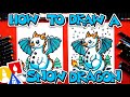 How To Draw A Snow Dragon