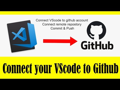 How To Connect Vscode To Github And Push Codes Into A Repository | Easy ...