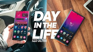 A Day In The Life with Samsung Galaxy S22 Ultra | From Apple Fan Boy (Battery & Camera Test)