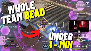 Whole Team Dead Under 1 Min | TSM_ImperialHal | ALGS Championship Scrims | Apex Legends Gameplay