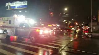 FDNY EMS And NYPD Transporting To Lincoln Hospital On East 149th Street In The Bronx.