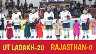 ut ladakh vs rajasthan | khelo india 2025  ice hockey | nds stadium leh ut ladakh