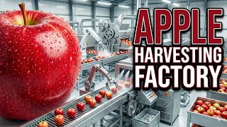 Inside the Modern Apple Factory | How Apples Are Harvest (Full Process)