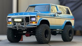 【No music】Ford Bronco hard body test run (axial scx10Ⅱ)