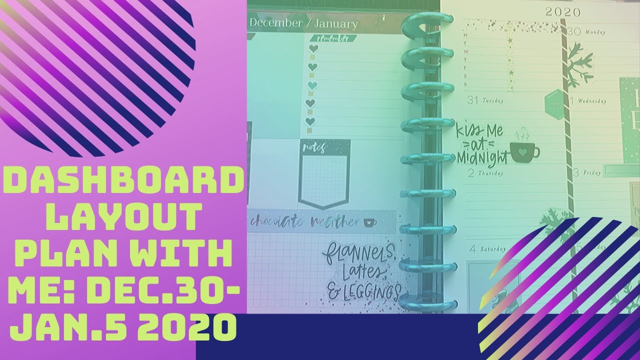 Happy Planner 2022 Dashboard Layout Signalfiln