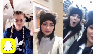 Kylie Jenner's surprise vacation w/ family on Snapchat | Kylie Snaps