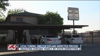 Local funeral director explains inspection process for funeral homes