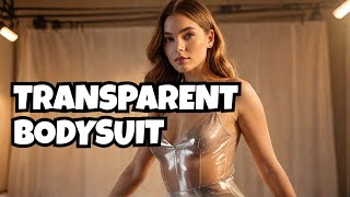 NEW TRANSPARENT BODYSUIT Try on Haul with Gracie [4K]