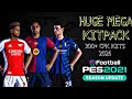 Pes 2021 & Football Life Patch 2024 New Kits 2025 | 300+ Mega Kitpack 24/25 | Cpk Version