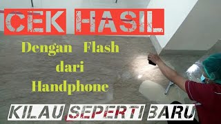 || Proses Mudah Kristalisasi Lantai Marmer / Lantai Granit || #clean #mengkilau #tutorial