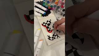 Fun idea to fill your sketchbook π³ππβ¨ #art #drawing #artideas #drawingideas #sketchbook #diy