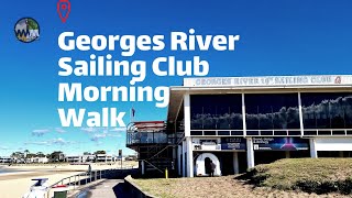 Sydney Walk Tour Around Georges River Sailing Club 4K HD | Dolls Point NSW