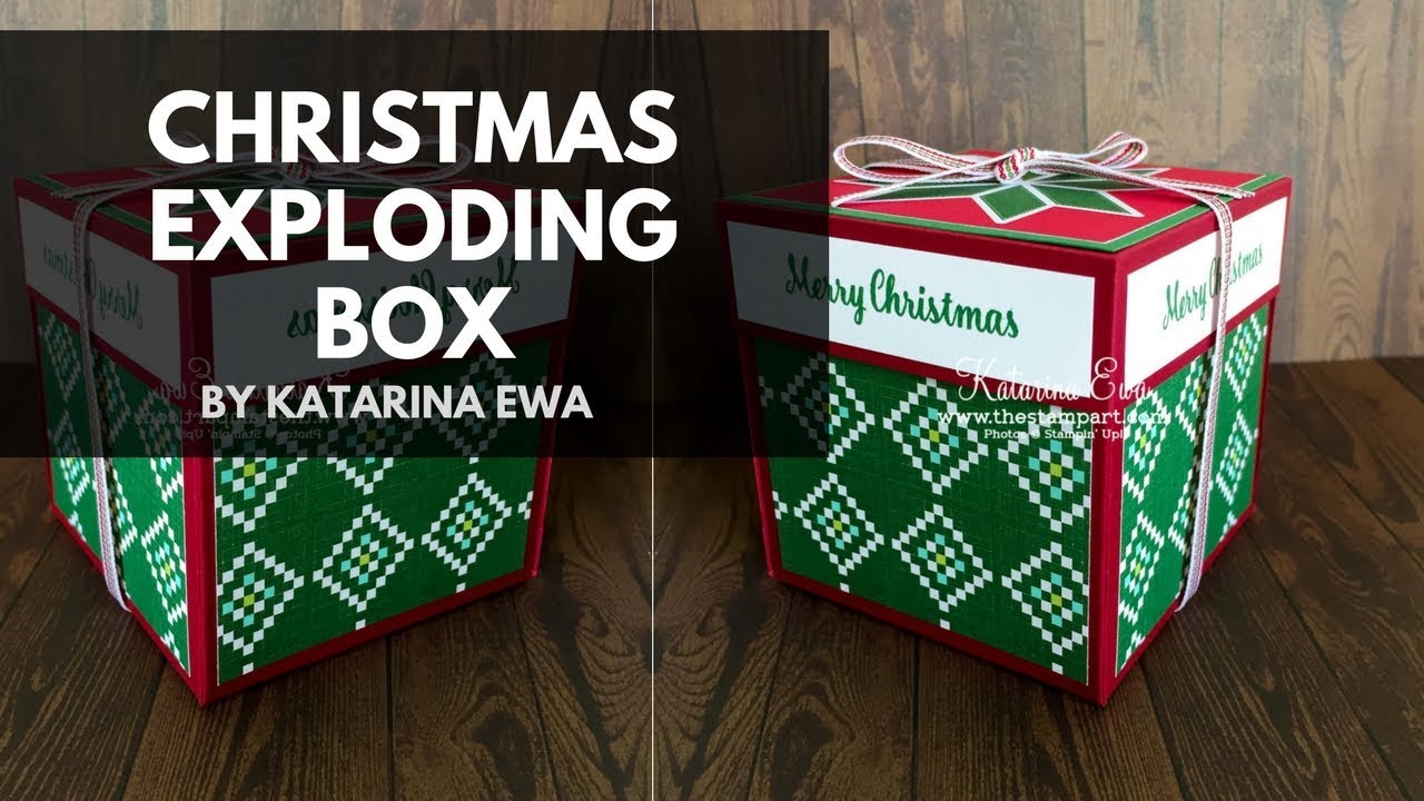 Christmas Exploding Box Youtube