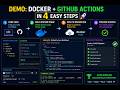 Real DevOps Demo | Build & Push Docker Image using GitHub Actions (4 Steps)