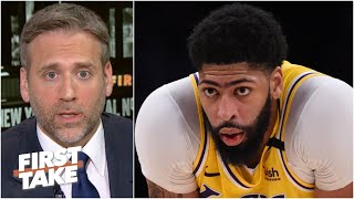 Max has questions about Anthony Davis' shooting in the playoffs | First Take