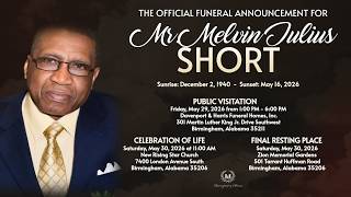 Celebration of Life for Mr. Melvin Julius Short