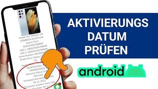 So überprüfen Sie das Aktivierungsdatum Ihres Telefons | Überprüfung des Aktivierungsdatums für