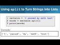 Strings & Lists