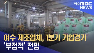 여수 제조업체, 1분기 기업경기 '부정적' 전망 (240108월/뉴스데스크)